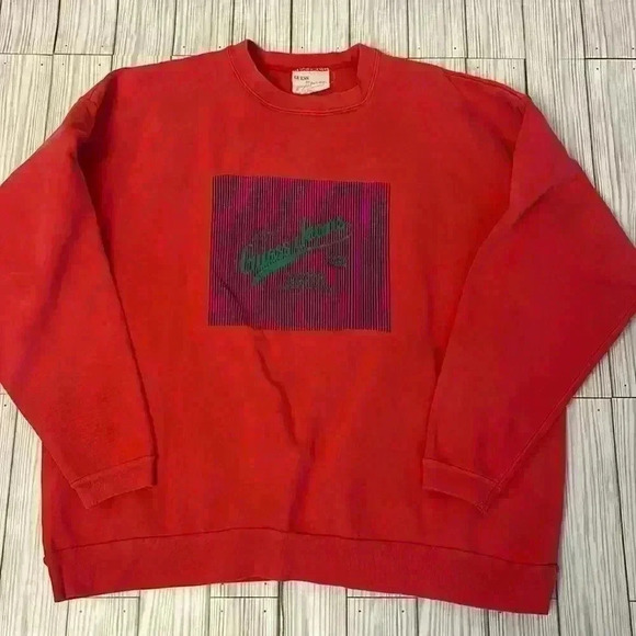 Guess by Marciano Sweaters - Vintage Guess Jeans Red Sweater